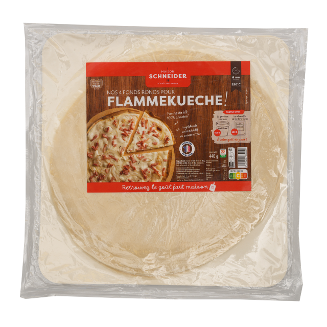 Fond de tarte pour flammekueche